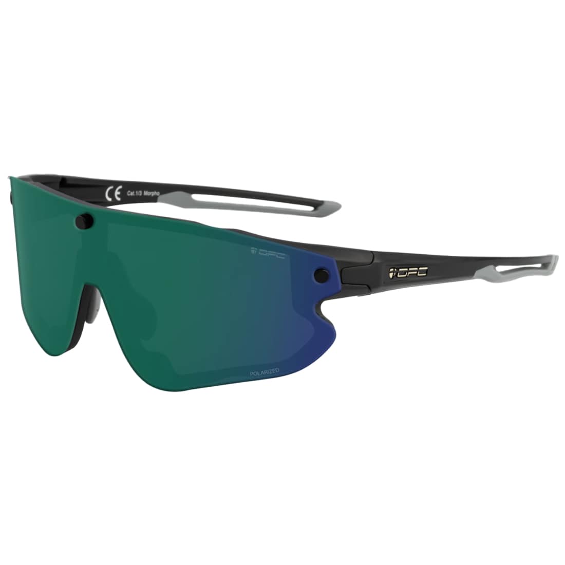 OPC All Round Morpho Sunglasses - Matt Black/Green/Yellow Set