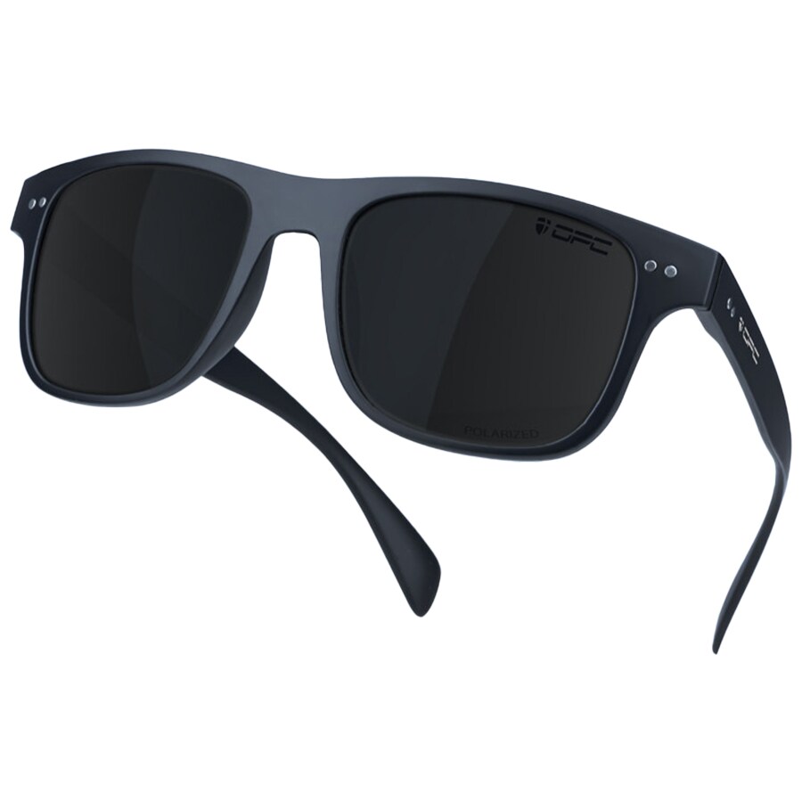 OPC Lifestyle J-Bay Polarised Sunglasses Matt Black Smoke Revo