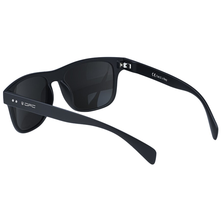 OPC Lifestyle J-Bay Polarised Sunglasses Matt Black Smoke Revo