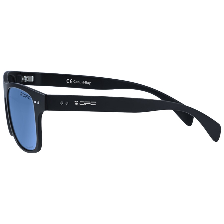 OPC Lifestyle J-Bay Sunglasses Matt Black Blue Revo with polarisation