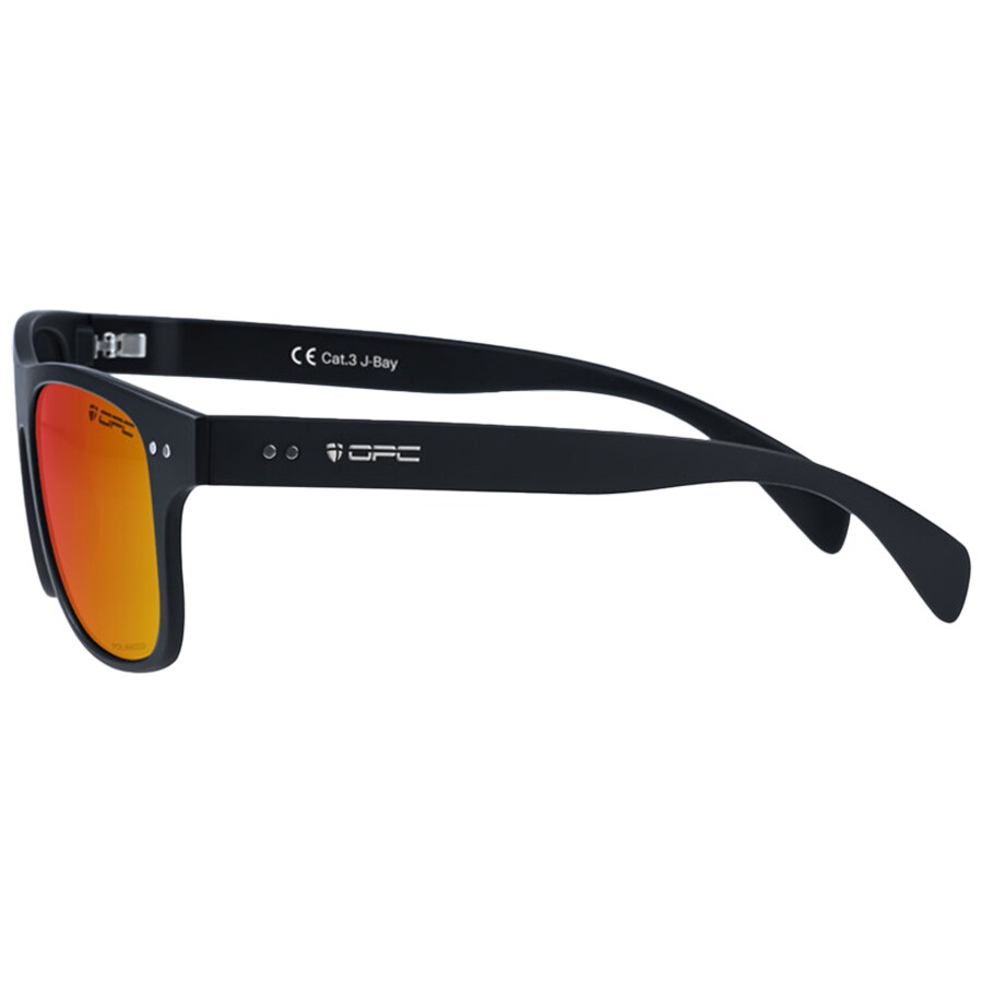 OPC Lifestyle J-Bay Sunglasses Matt Black Red Revo with polarization