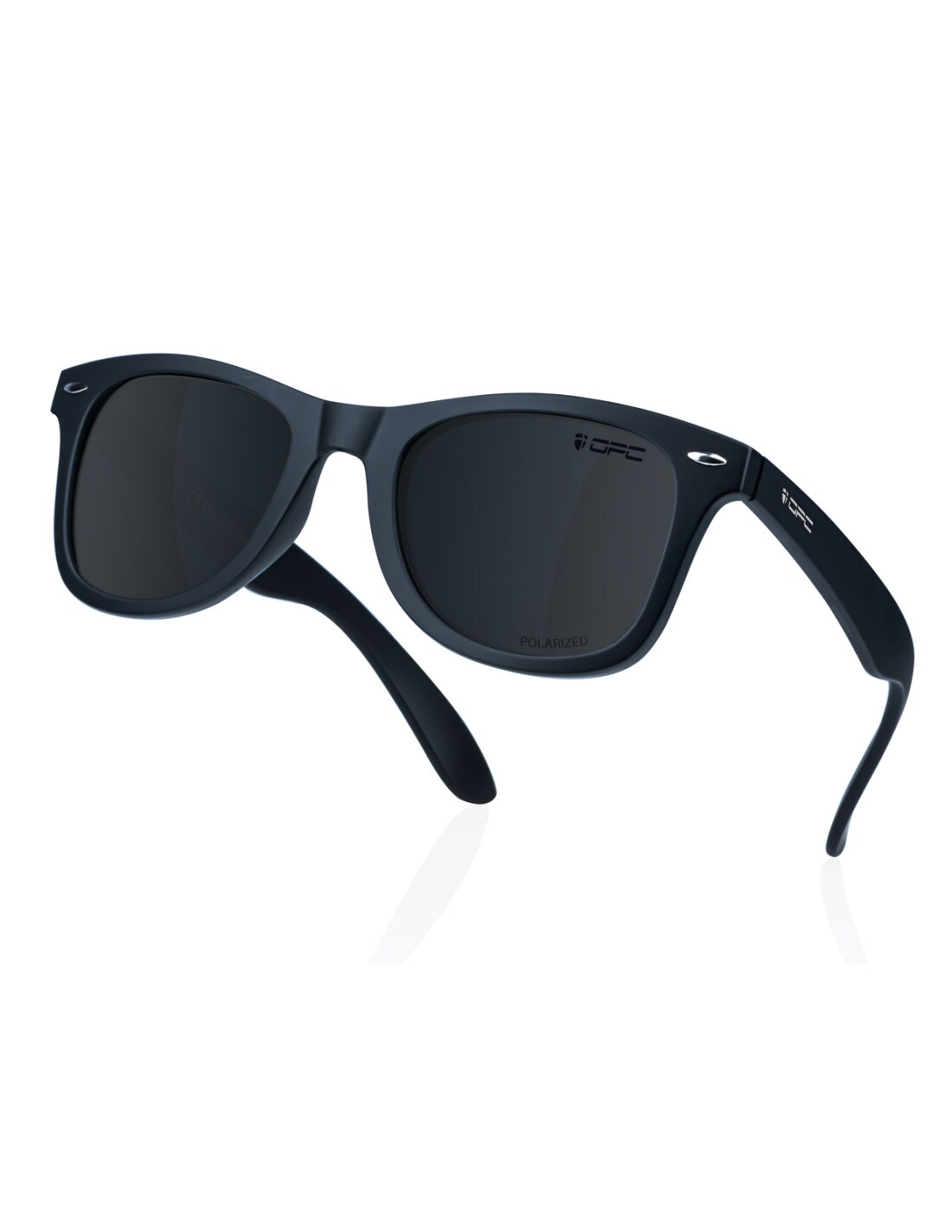 OPC Lifestyle Santa Cruz Polarized Sunglasses Matt Black Smoke