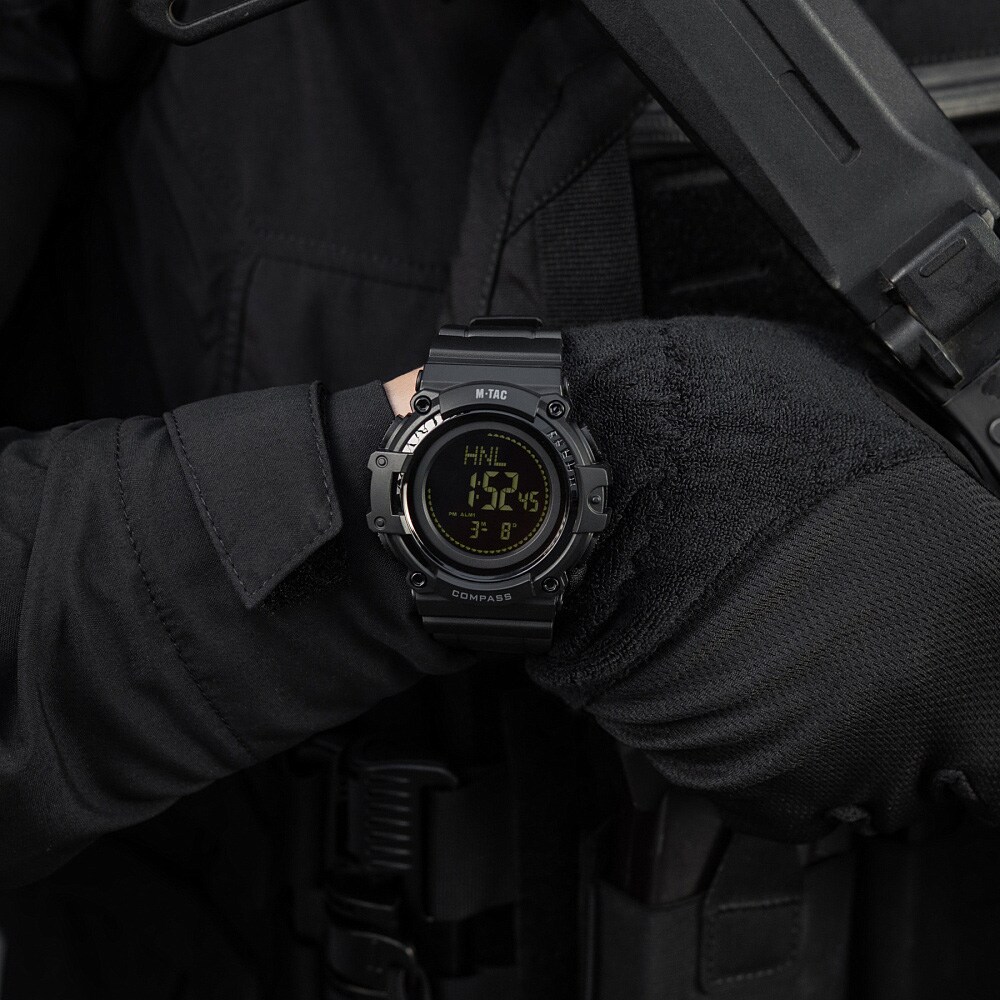 M-Tac Tactical Watch with Compass 2233 - Black