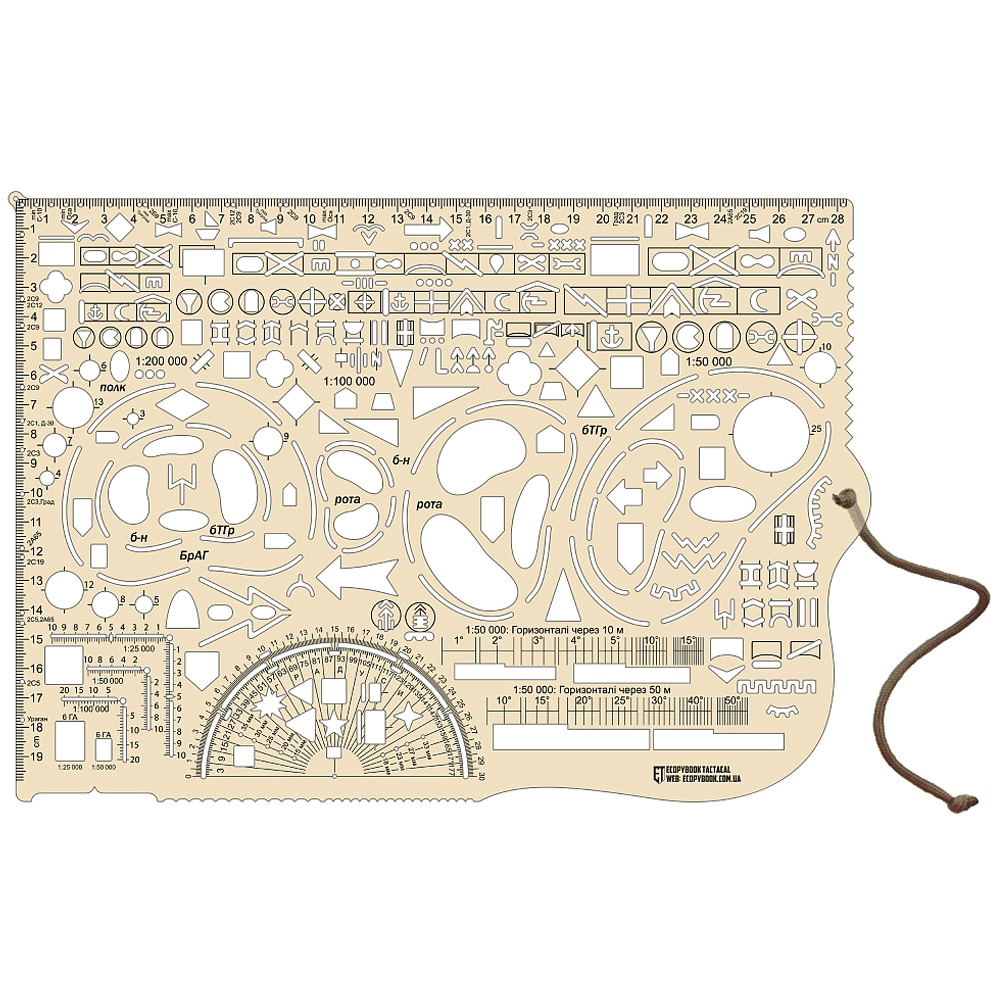 M-Tac Ecopybook Tactical DTL Ruler