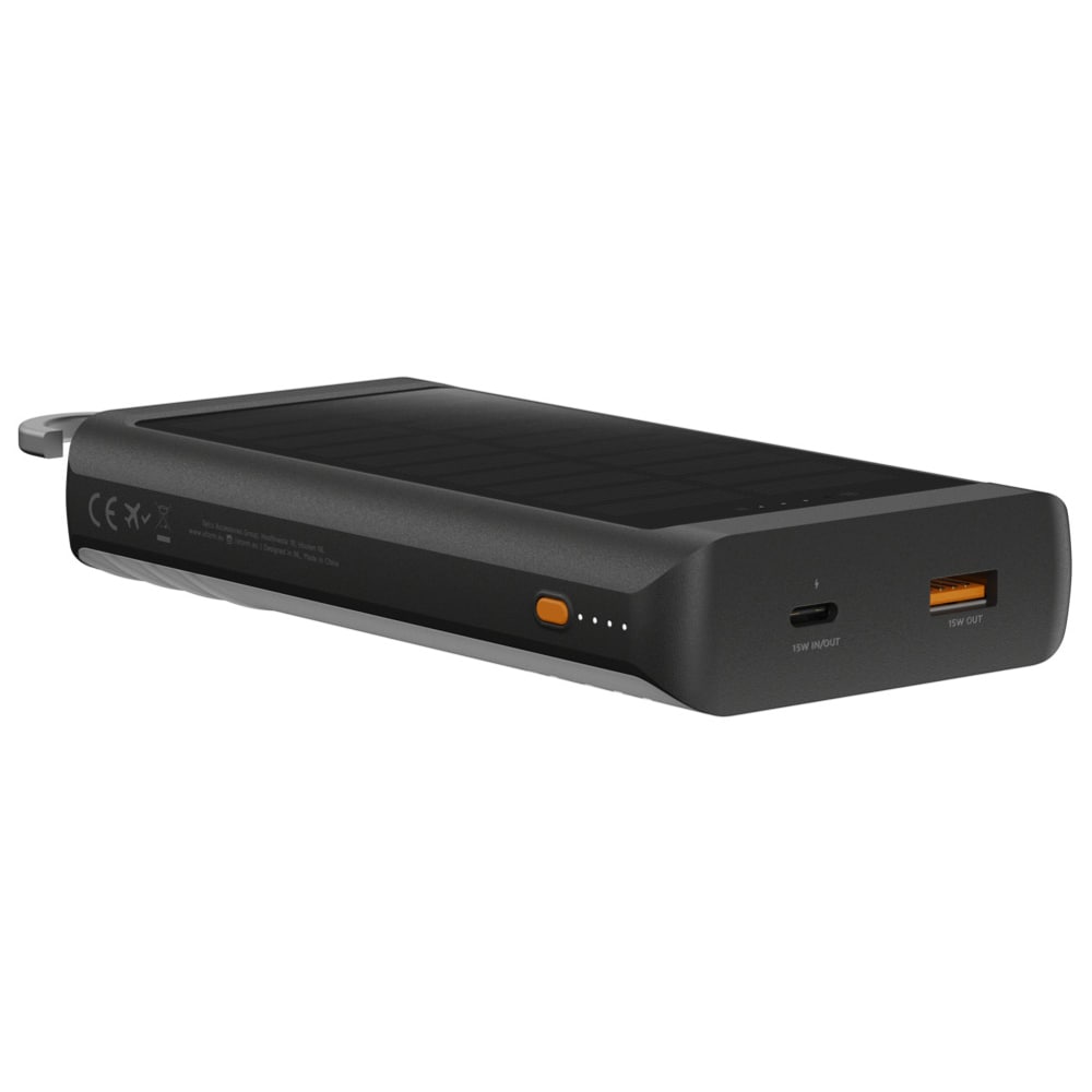 Xtorm Go2 10000 mAh 15W Solar Powerbank - Black