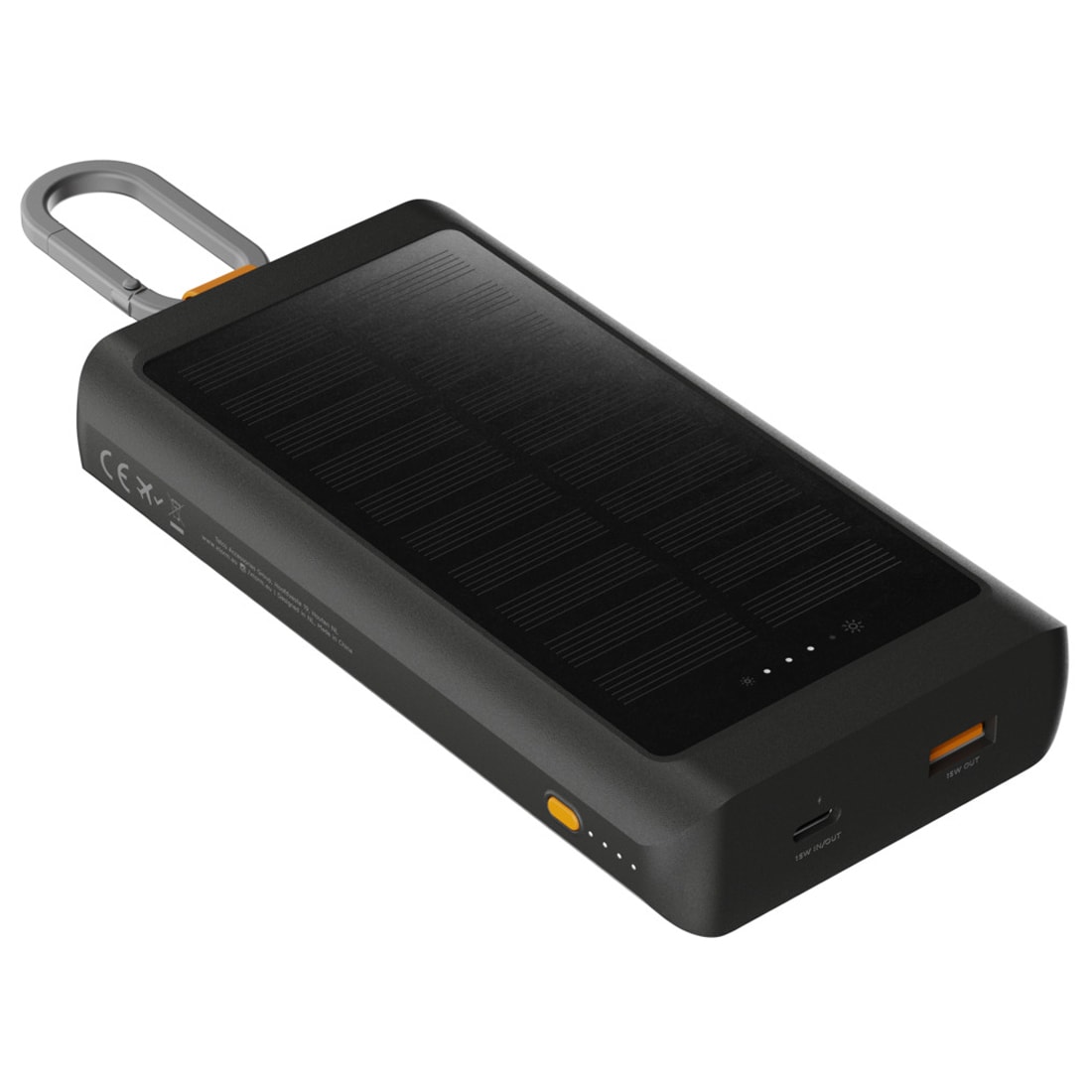Xtorm Go2 10000 mAh 15W Solar Powerbank - Black