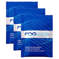 SBR Foggies Anti-fog Cleaning Towelette - 3 pcs.