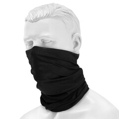 Buff Safety Original Ecostretch Protective Scarf - Black