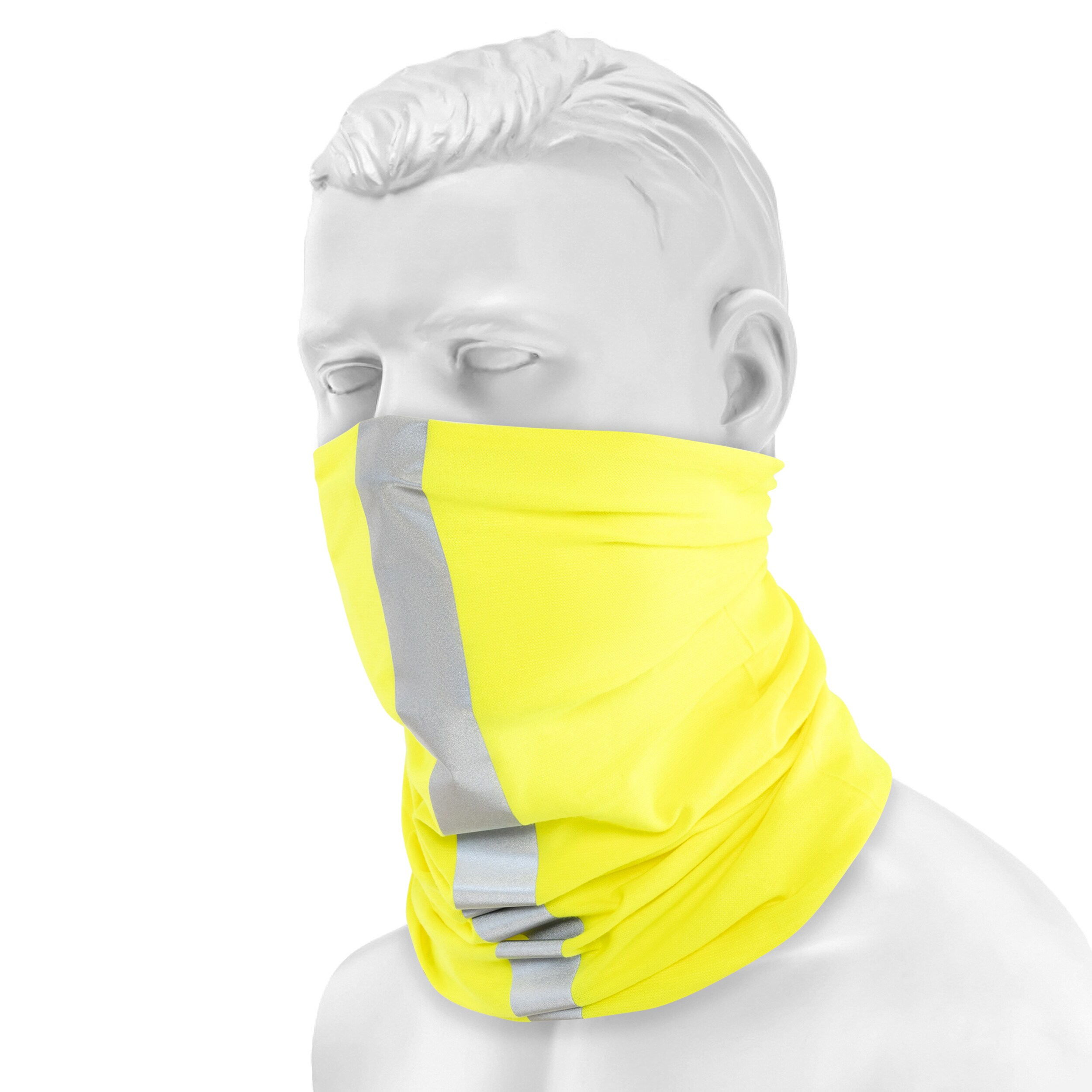 Buff Safety Original Ecostretch Reflective Protective Scarf - Fluorescent Yellow
