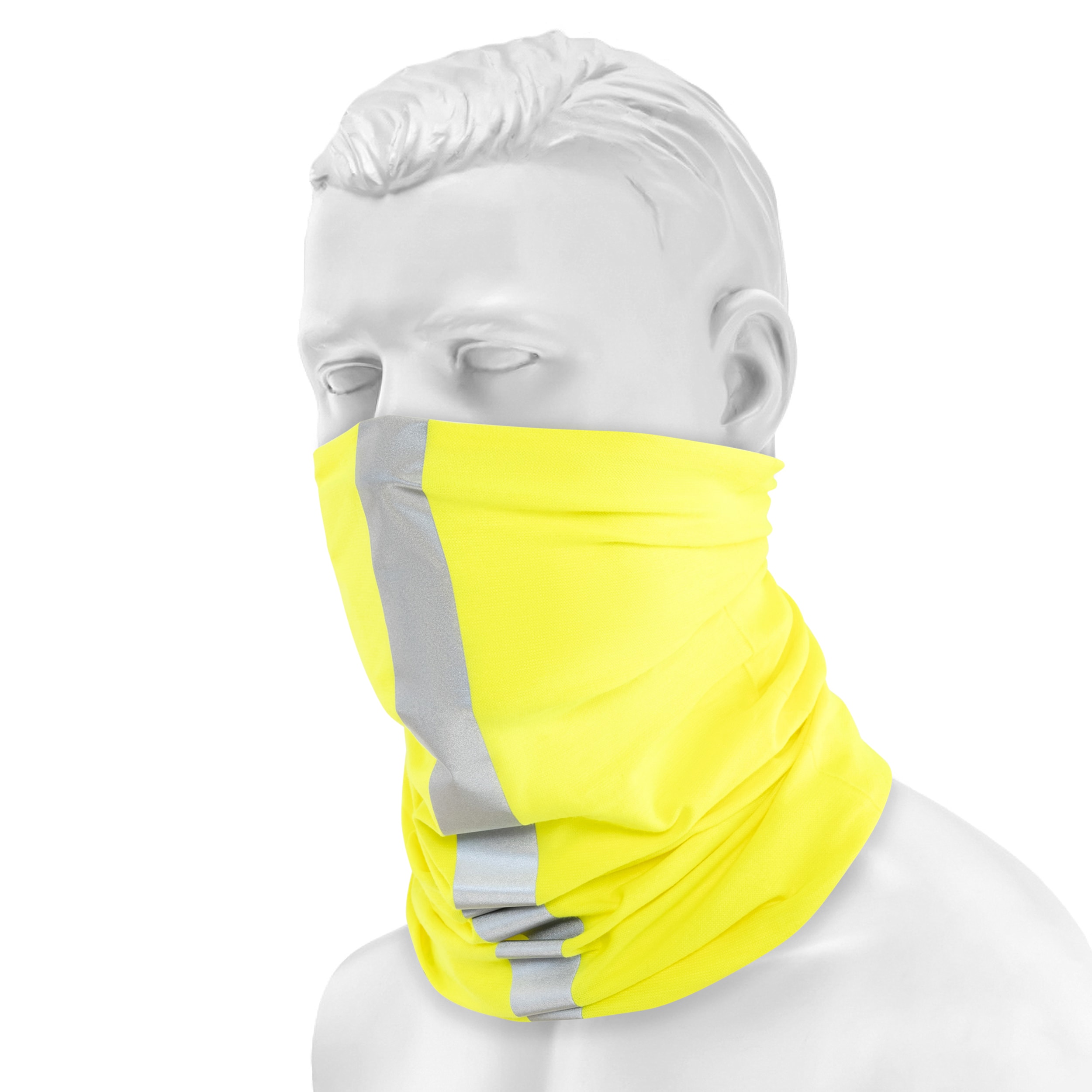 Buff Safety Original Ecostretch Reflective Protective Scarf - Fluorescent Yellow