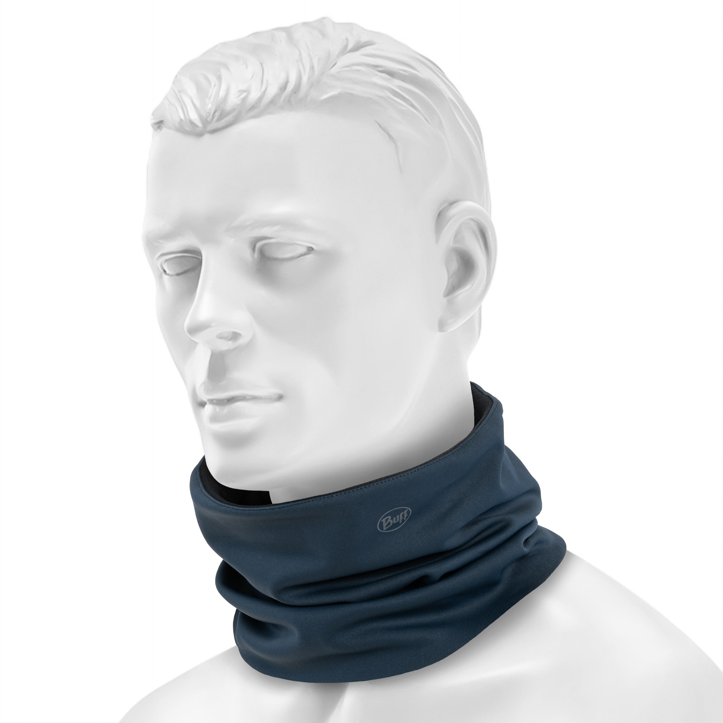 Buff Safety Windproof Protective Scarf - Navy