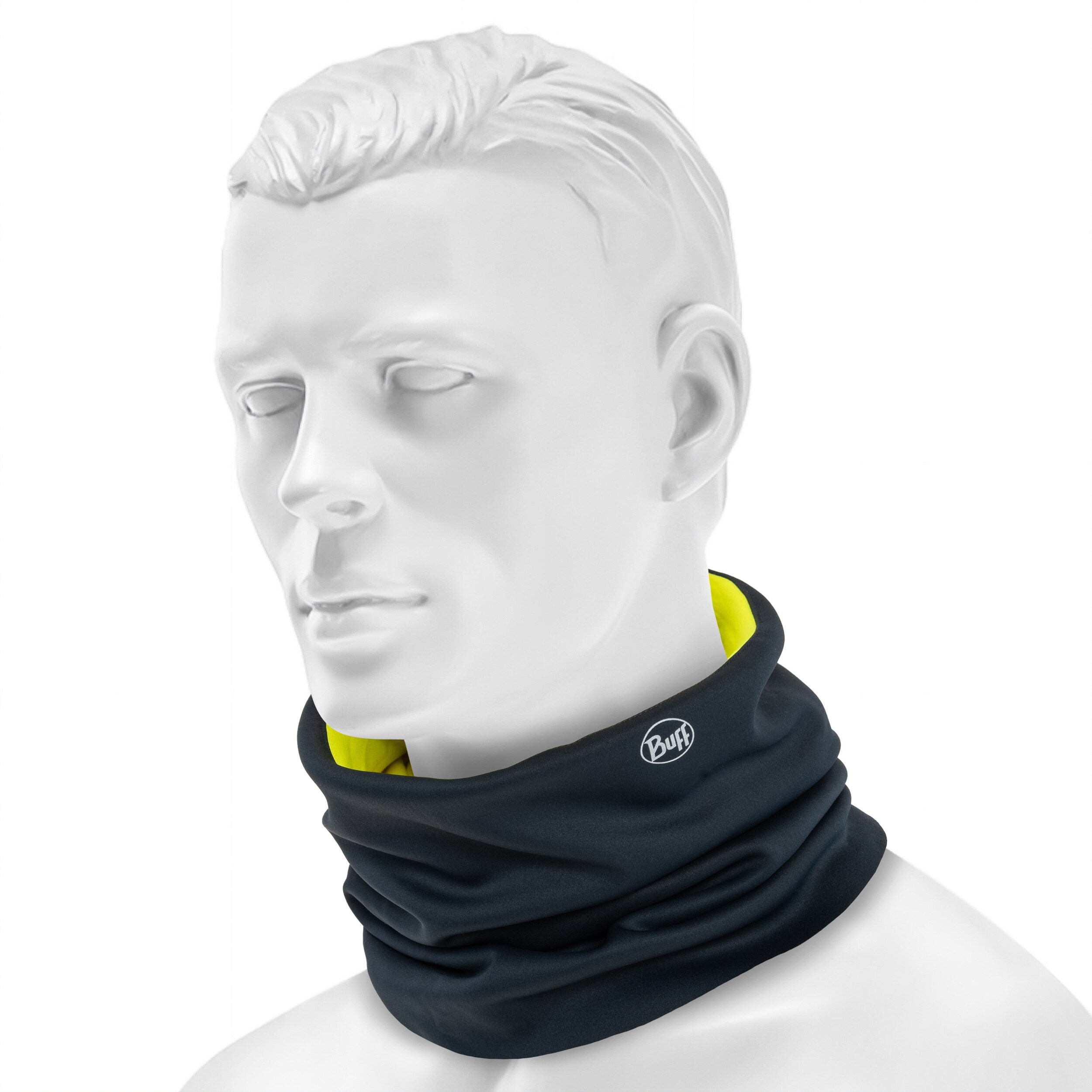 Buff Safety Windproof Reflective Protection Scarf - Yellow Fluor