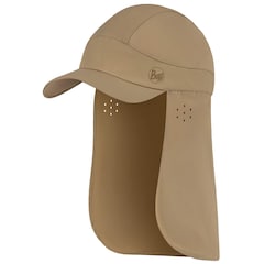 Buff Safety Pack Bimini Cap with neck protection - Solid Sand