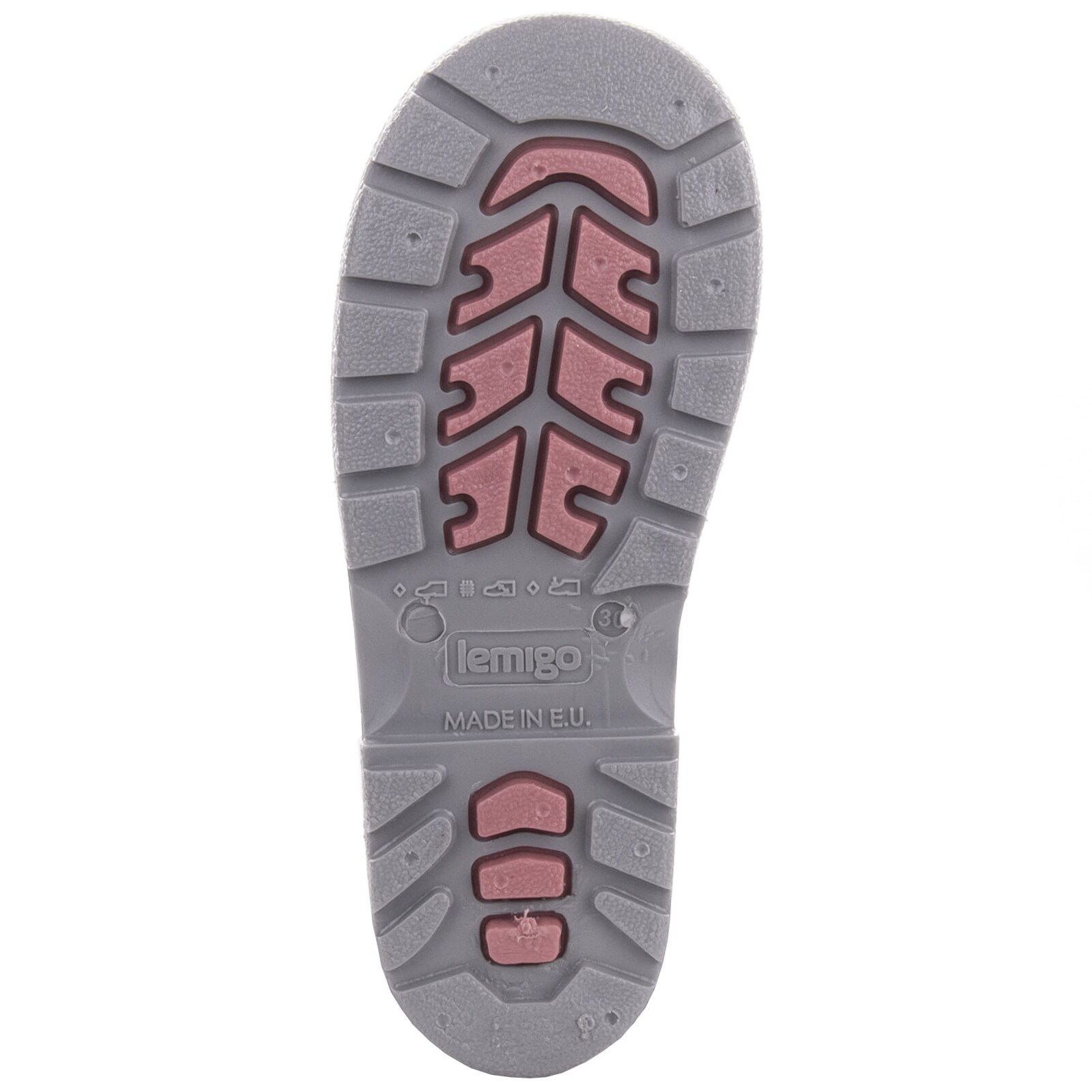 Lemigo Oli Children's Wellies - Dark Pink