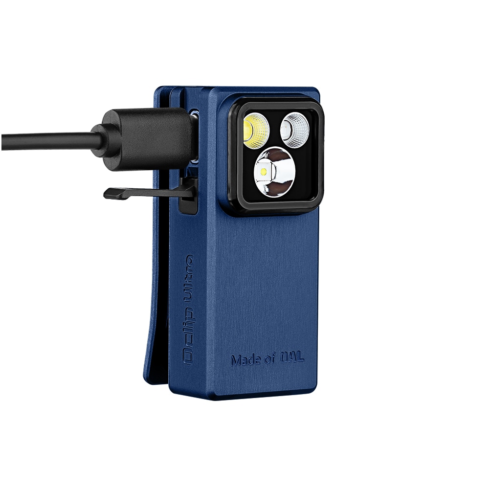Olight Oclip Ultra Navy Blue Rechargeable Torch - 530 lumens