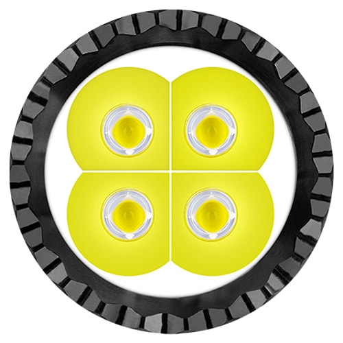 Olight Seeker 4 Pro Cool White Cyber Violet Tactical Search Torch - 4600 lumens