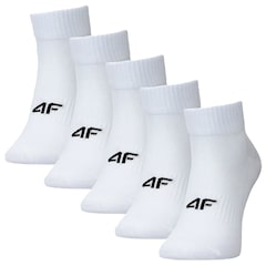 4F M480 White Socks - 5 pairs