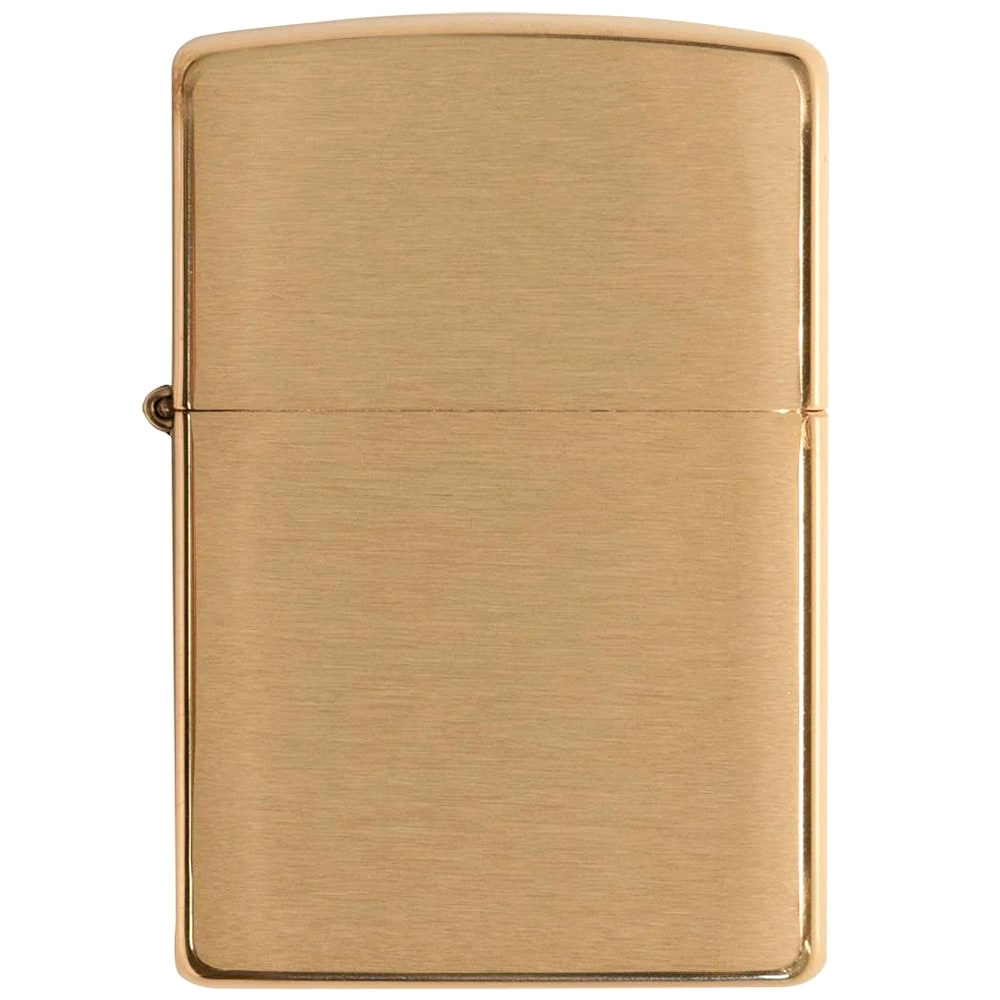 Zippo Petrol Lighter - Brass Brushed
