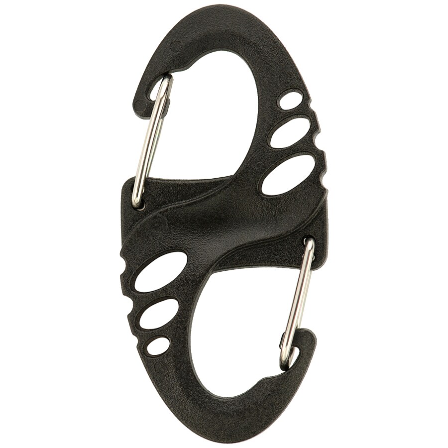 M-Tac S-Hook Black Plastic Carabiner - 5 pcs.