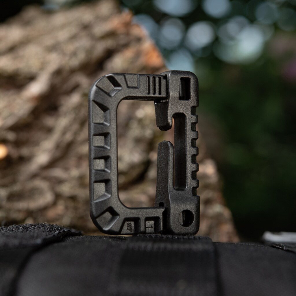 M-Tac D-ring Carabiner Black - 3 pcs.