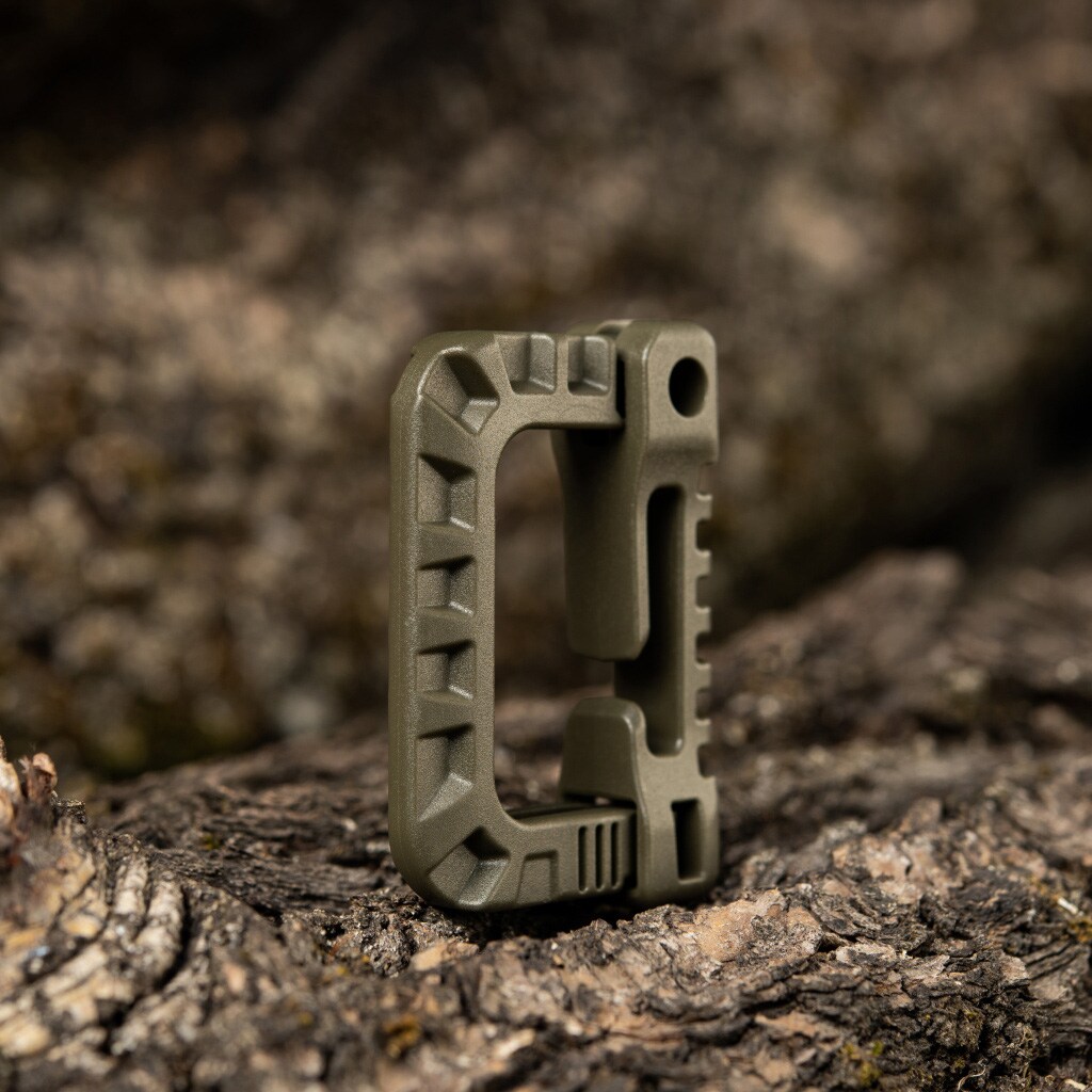 M-Tac D-ring Carabiner OD Green - 3 pcs.