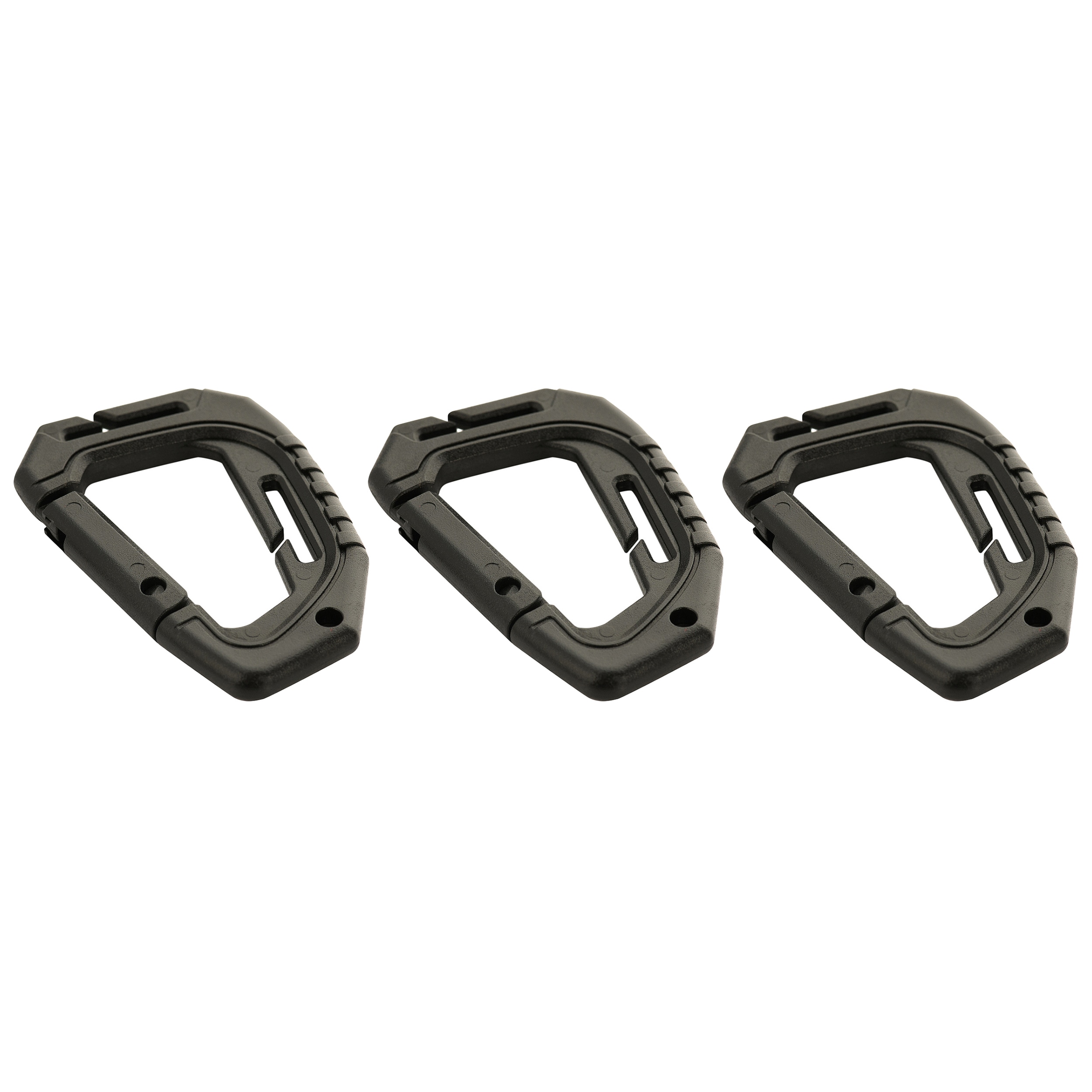 M-Tac Tactical Black Carabiner - 3 pcs.