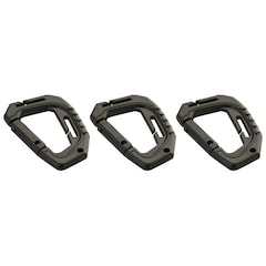 M-Tac Tactical Black Carabiner - 3 pcs.