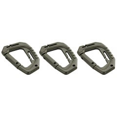 M-Tac Tactical Olive Carabiner - 3 pcs.