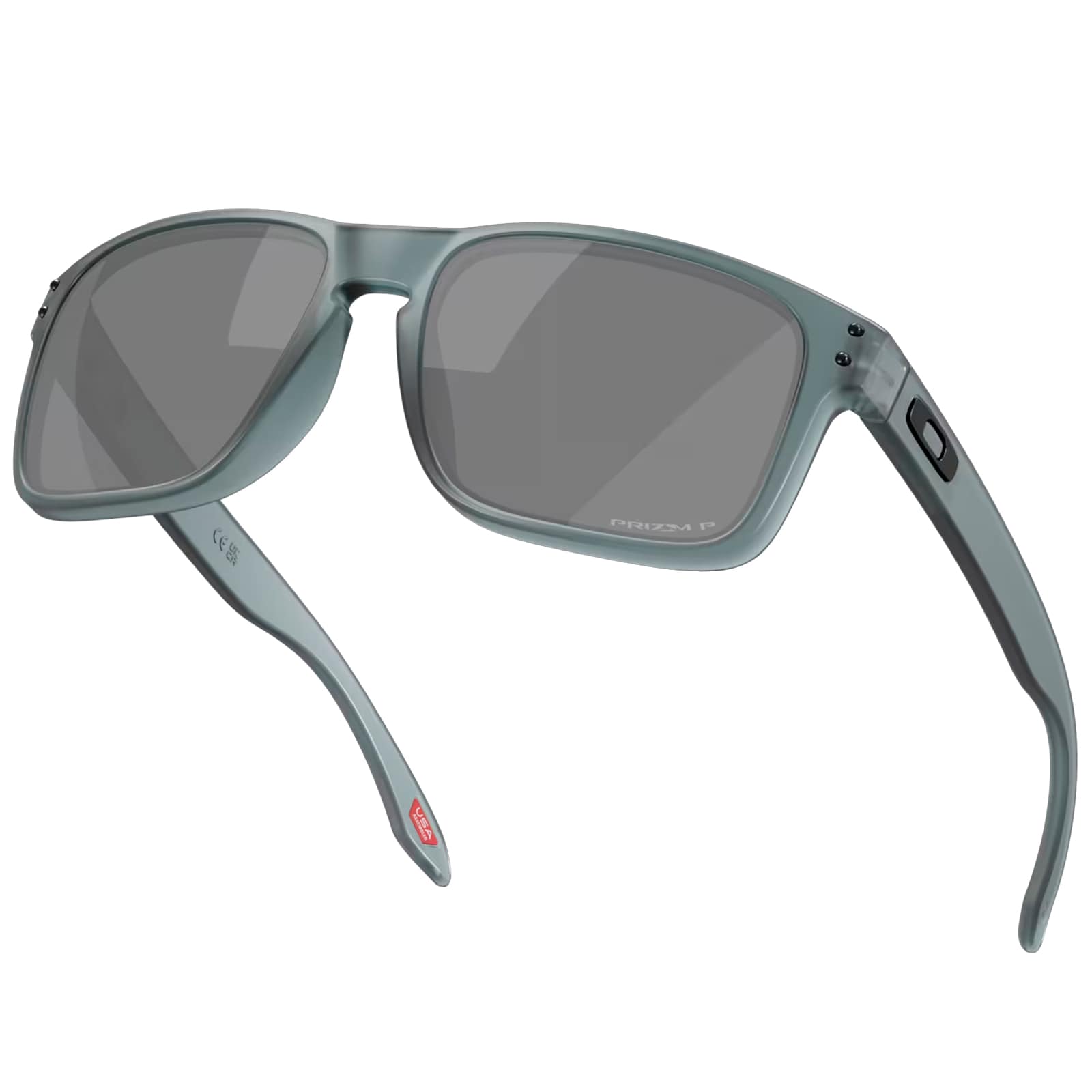 Oakley Holbrook Sunglasses - Matte Crystal/Prizm Black Polarised