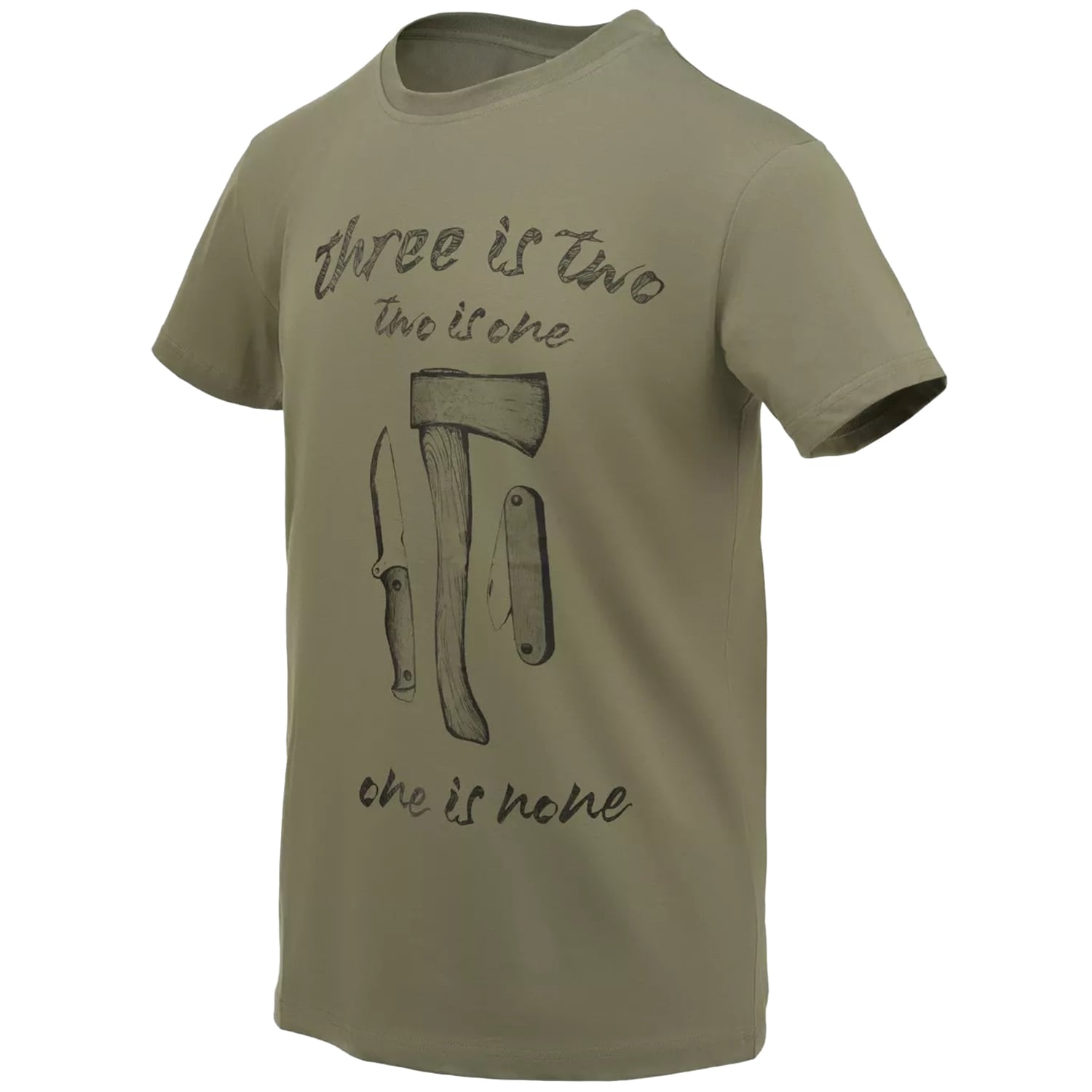 Helikon One Is None T-Shirt - Olive Green