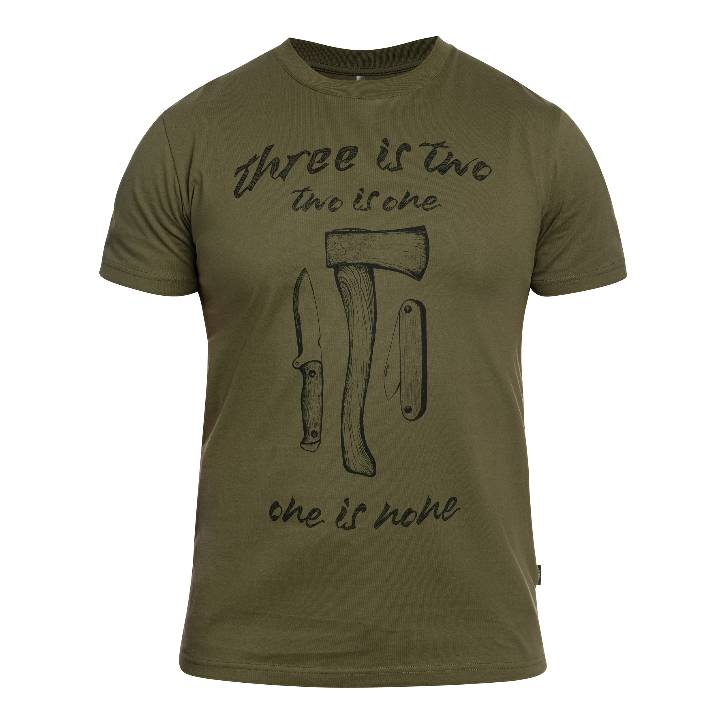 Helikon One Is None T-Shirt - Olive Green
