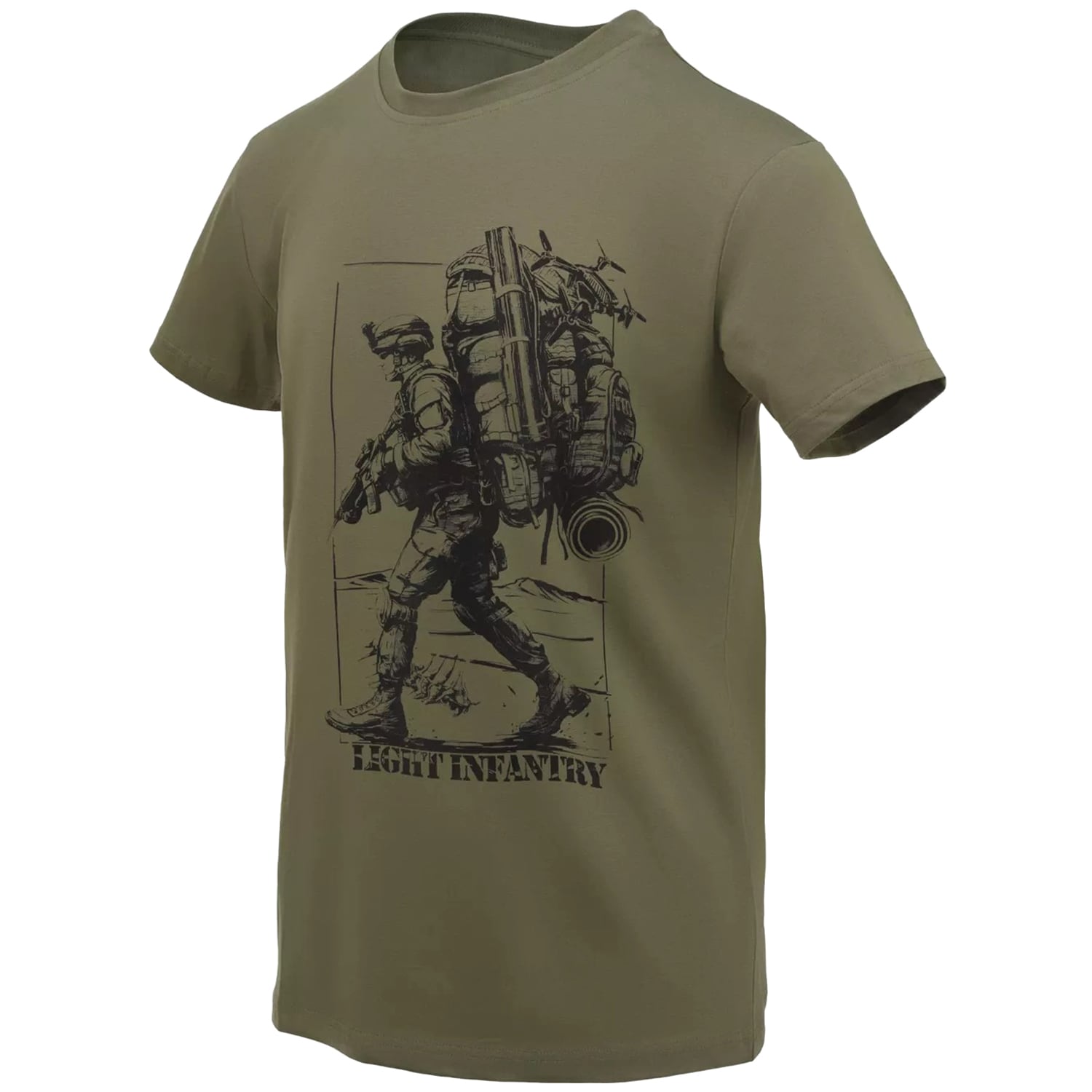 Helikon Light Infantry T-Shirt - Olive Green