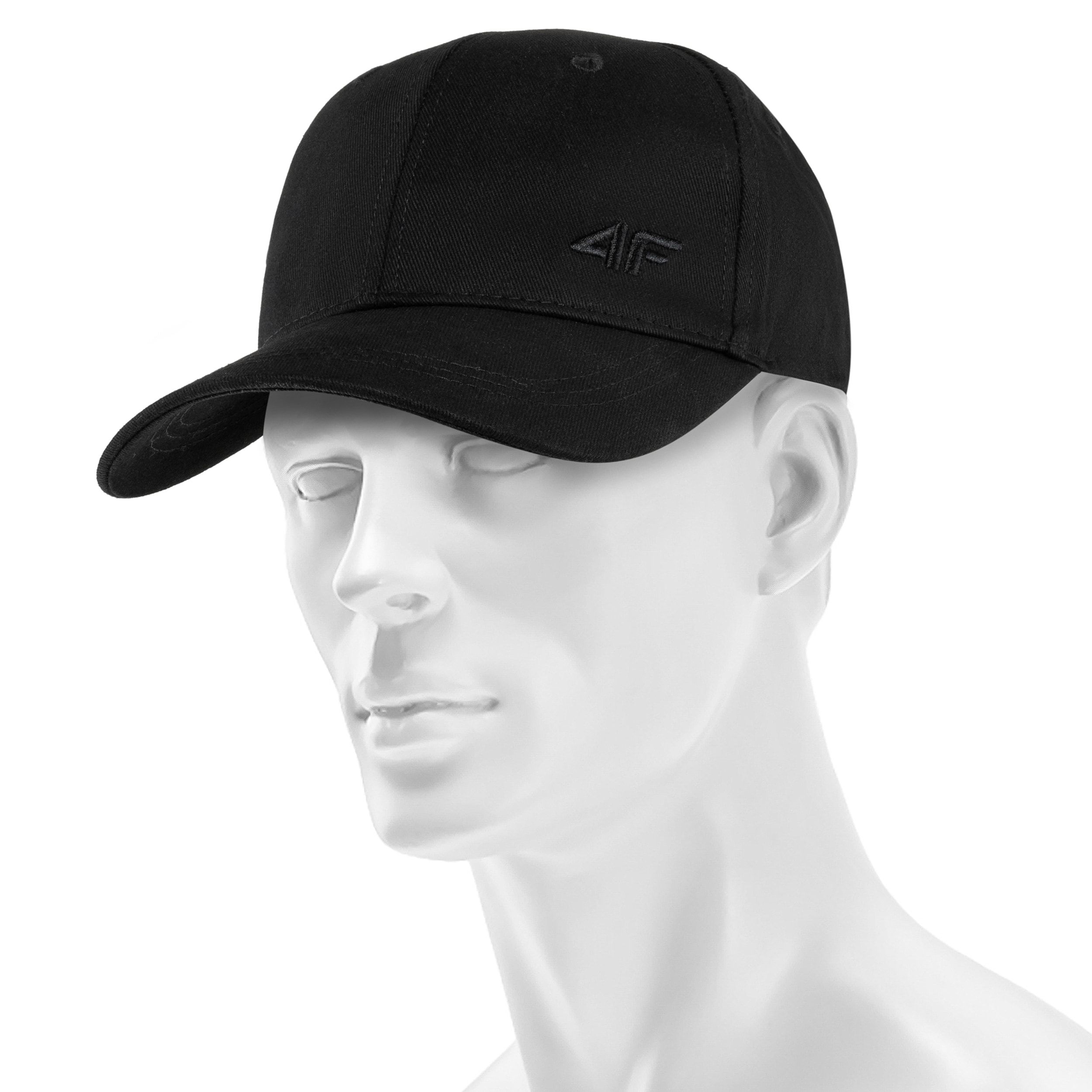 4F U367 Baseball Cap - Deep Black