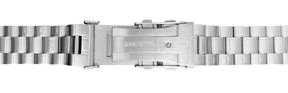 Zeppelin Steel Bracelet 22 mm - Silver