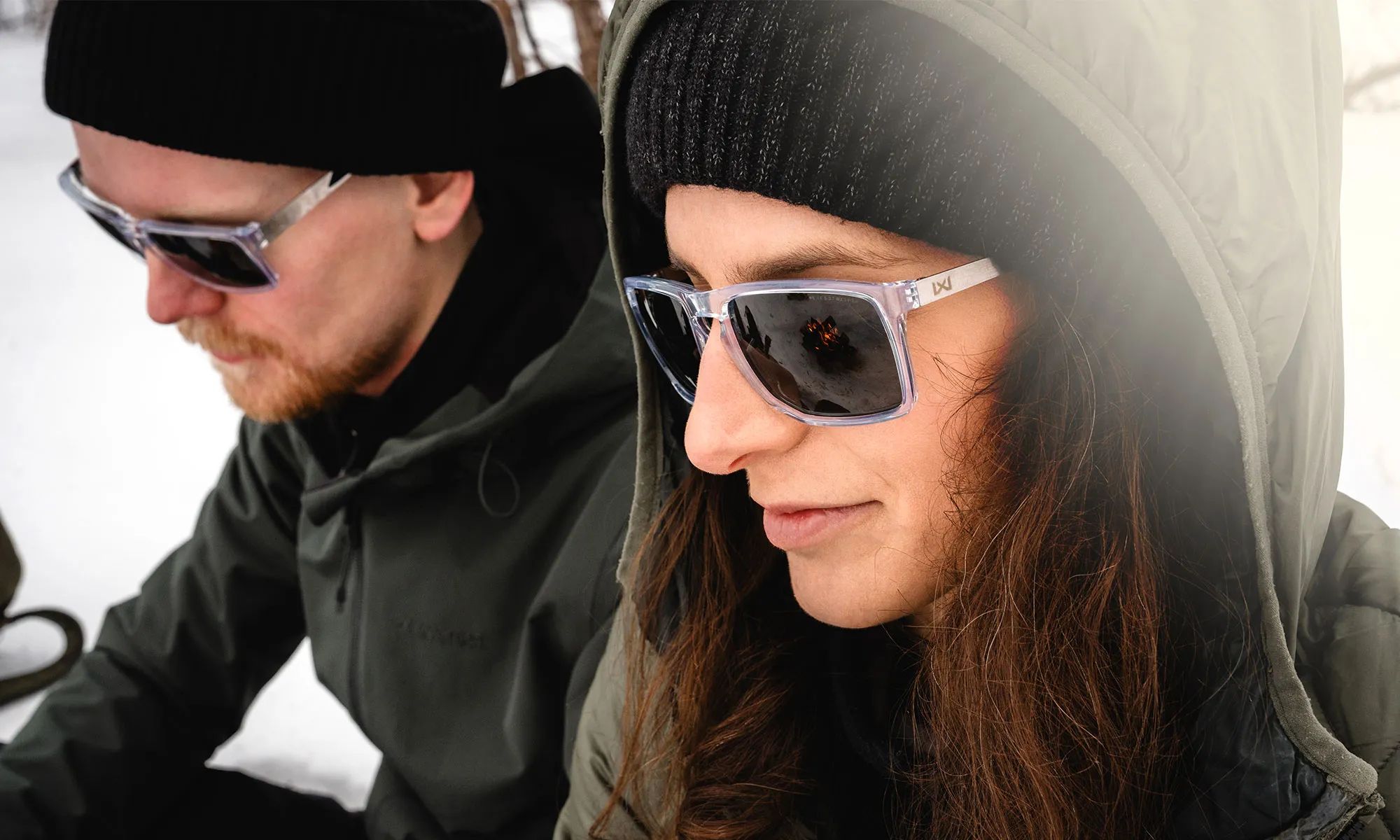 Wiley X Apex Tactical Glasses - Captivate Grey/Gloss Crystal Clear