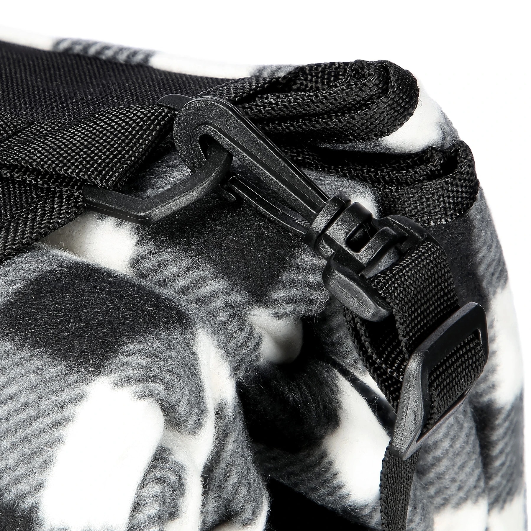 Nils Camp NC2311 ALU Picnic Blanket 200 x 200 cm - White and Black