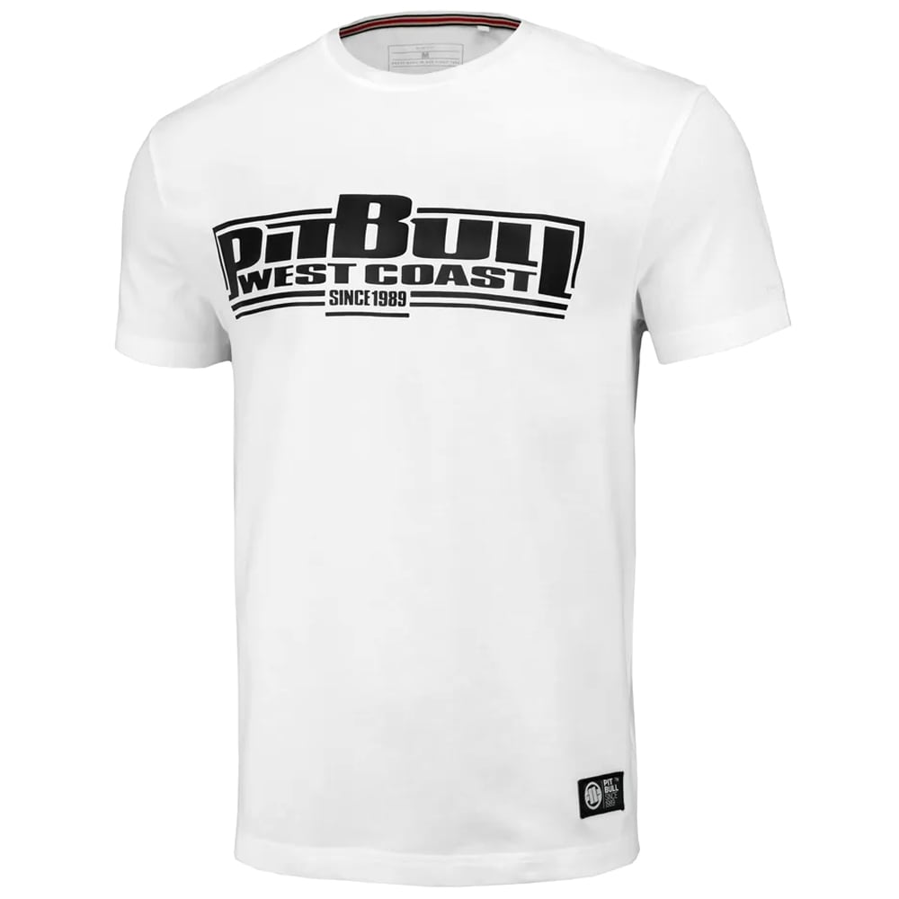 Pitbull Slim Fit Classic Boxing T-shirt - White