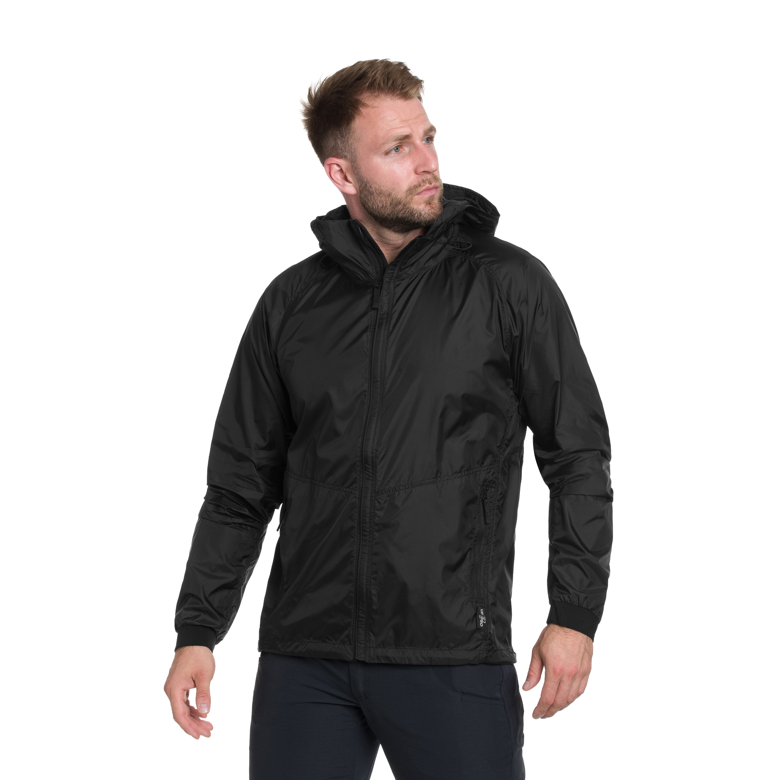 UF PRO Storm Chaser Windbreaker Jacket - Black