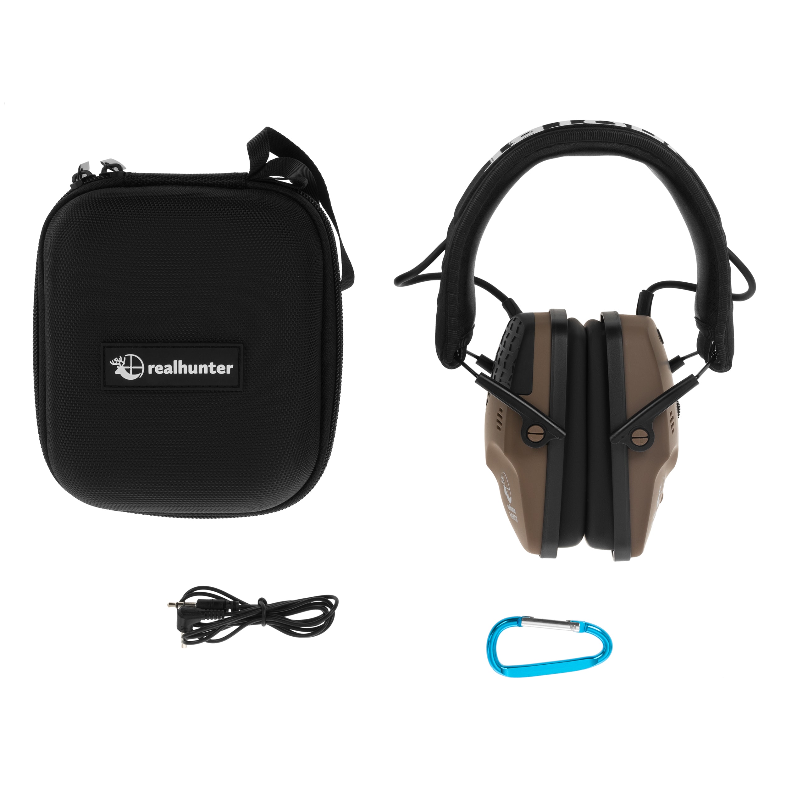 RealHunter Active ProSHOT BT Active Hearing Protectors - Brown
