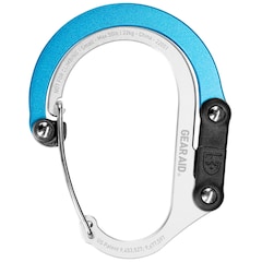 Gear Aid Heroclip Small Carabiner - Black/Blue
