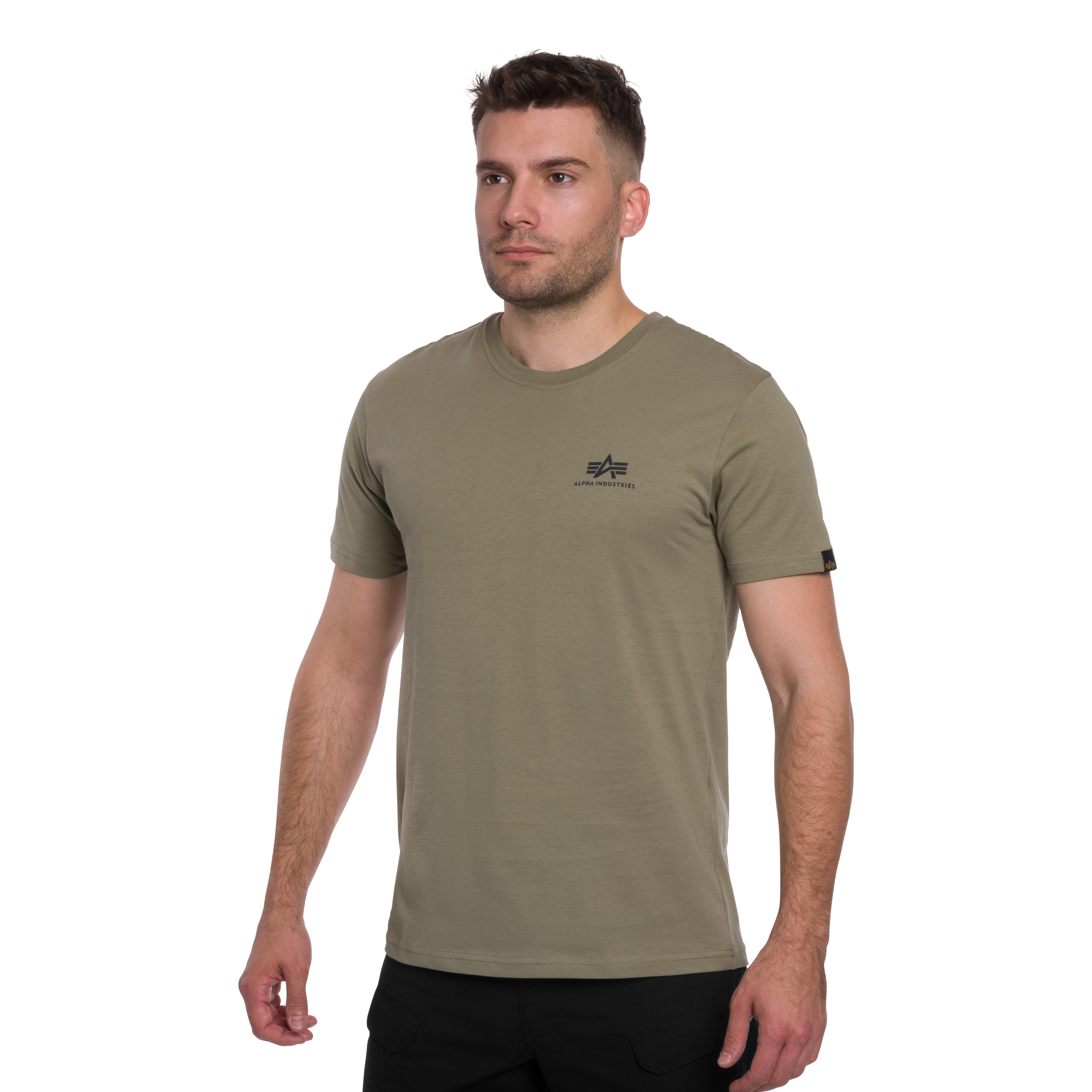 Alpha Industries Backprint T-Shirt - Olive/Black