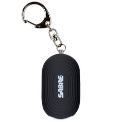 Sabre Red LED Light Snap Hook Personal Alarm - Black