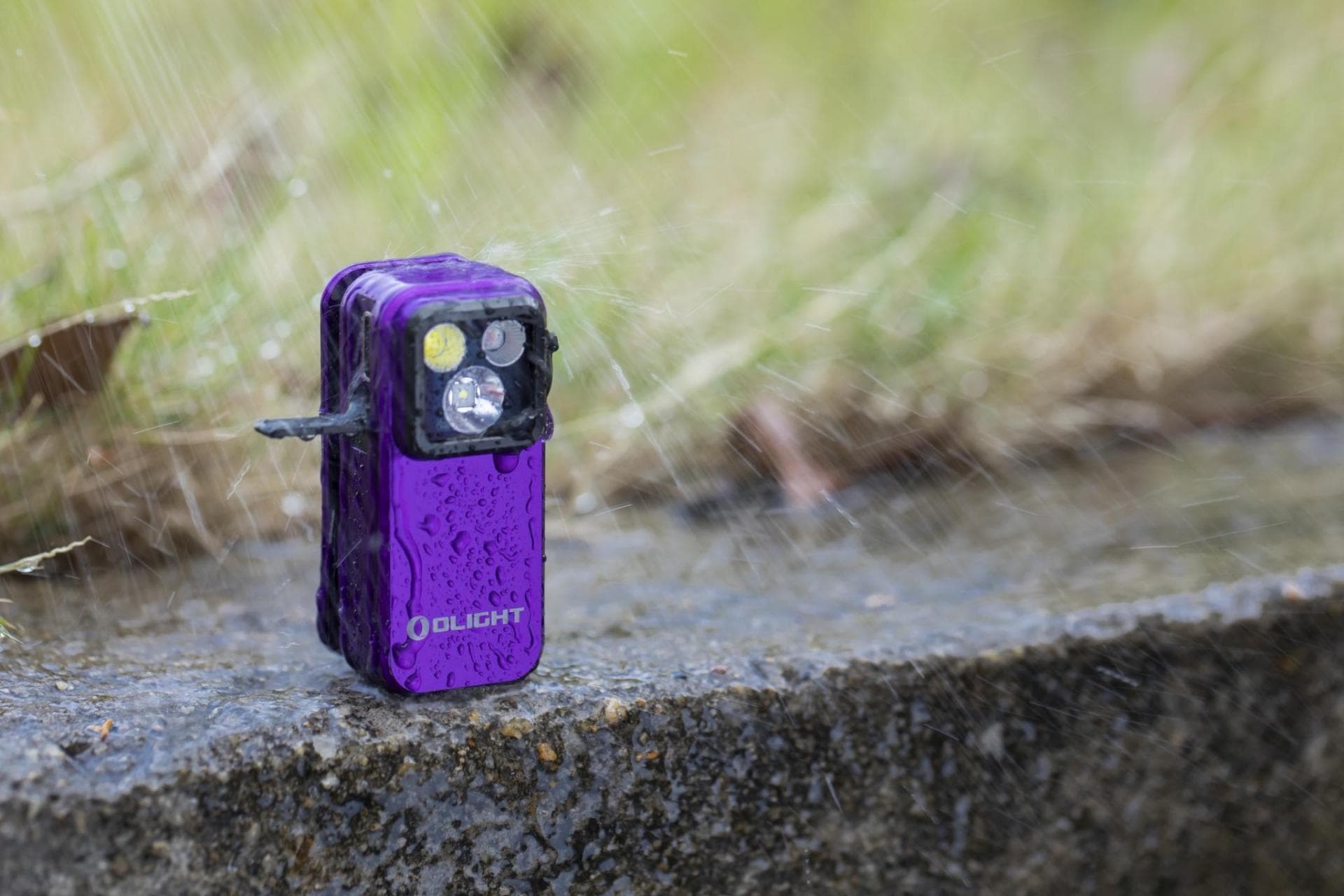 Olight Oclip Pro Purple Rechargeable Torch - 500 lumens