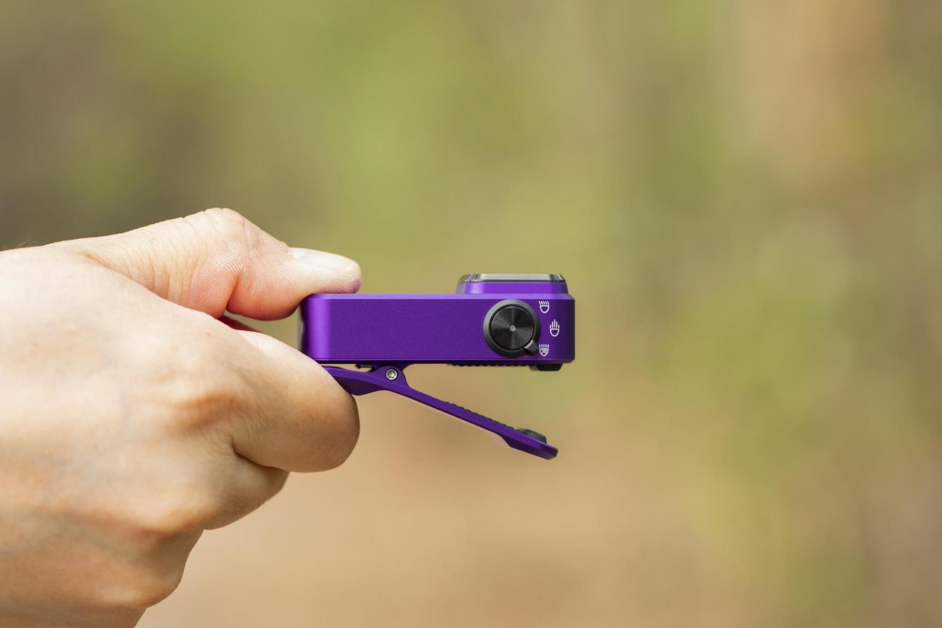 Olight Oclip Pro Purple Rechargeable Torch - 500 lumens