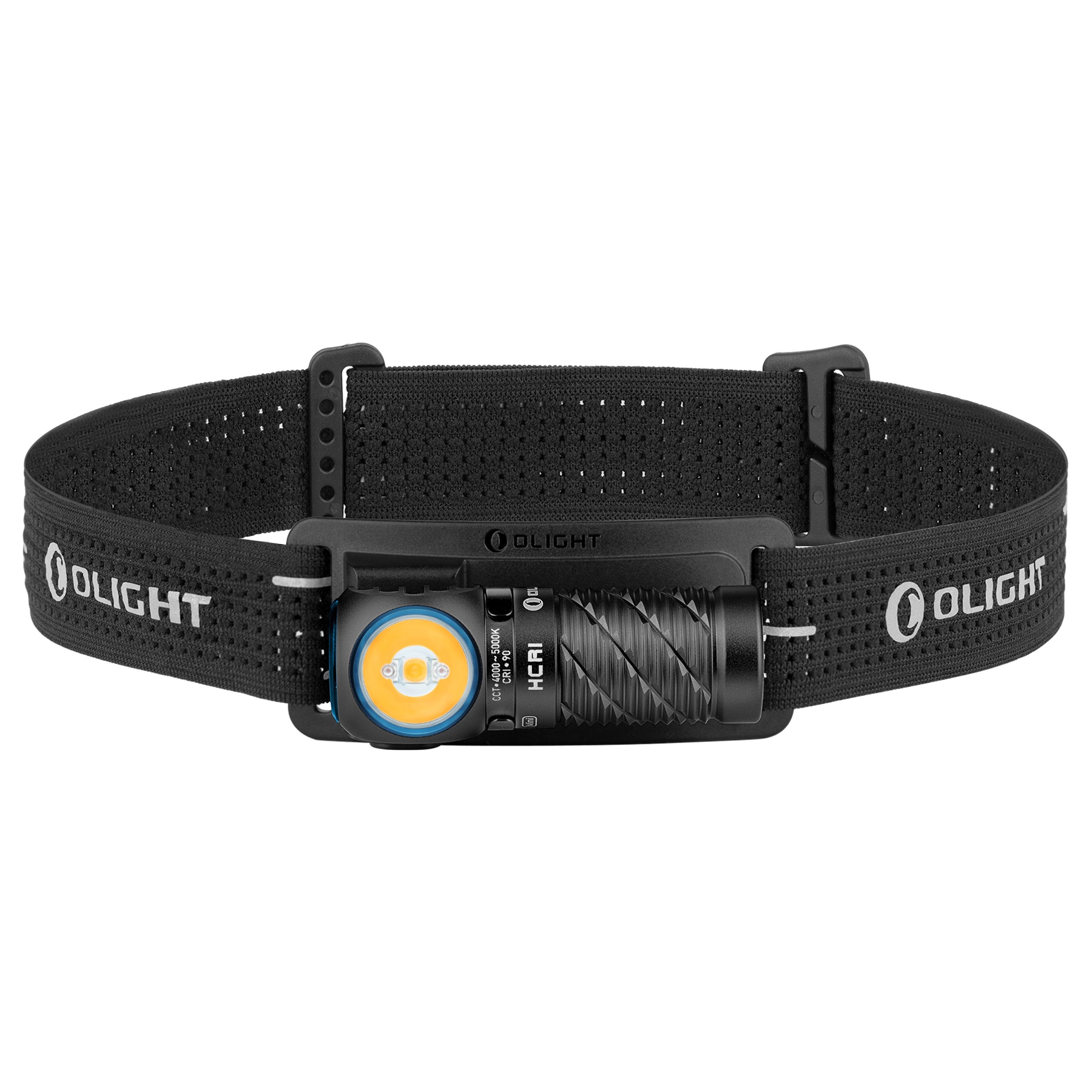Olight Perun 3 Mini HCRI Neutral White Black Headlamp and Angled Torch with Headband - 920 lumens