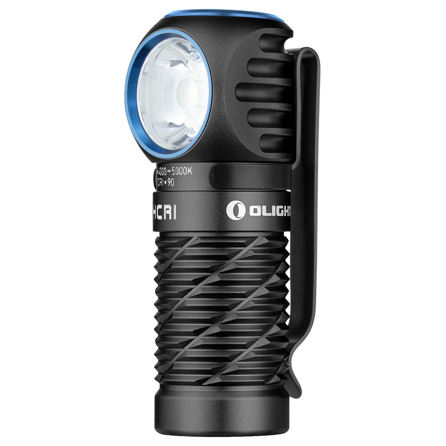 Olight Perun 3 Mini HCRI Neutral White Black Headlamp and Angled Torch with Headband - 920 lumens