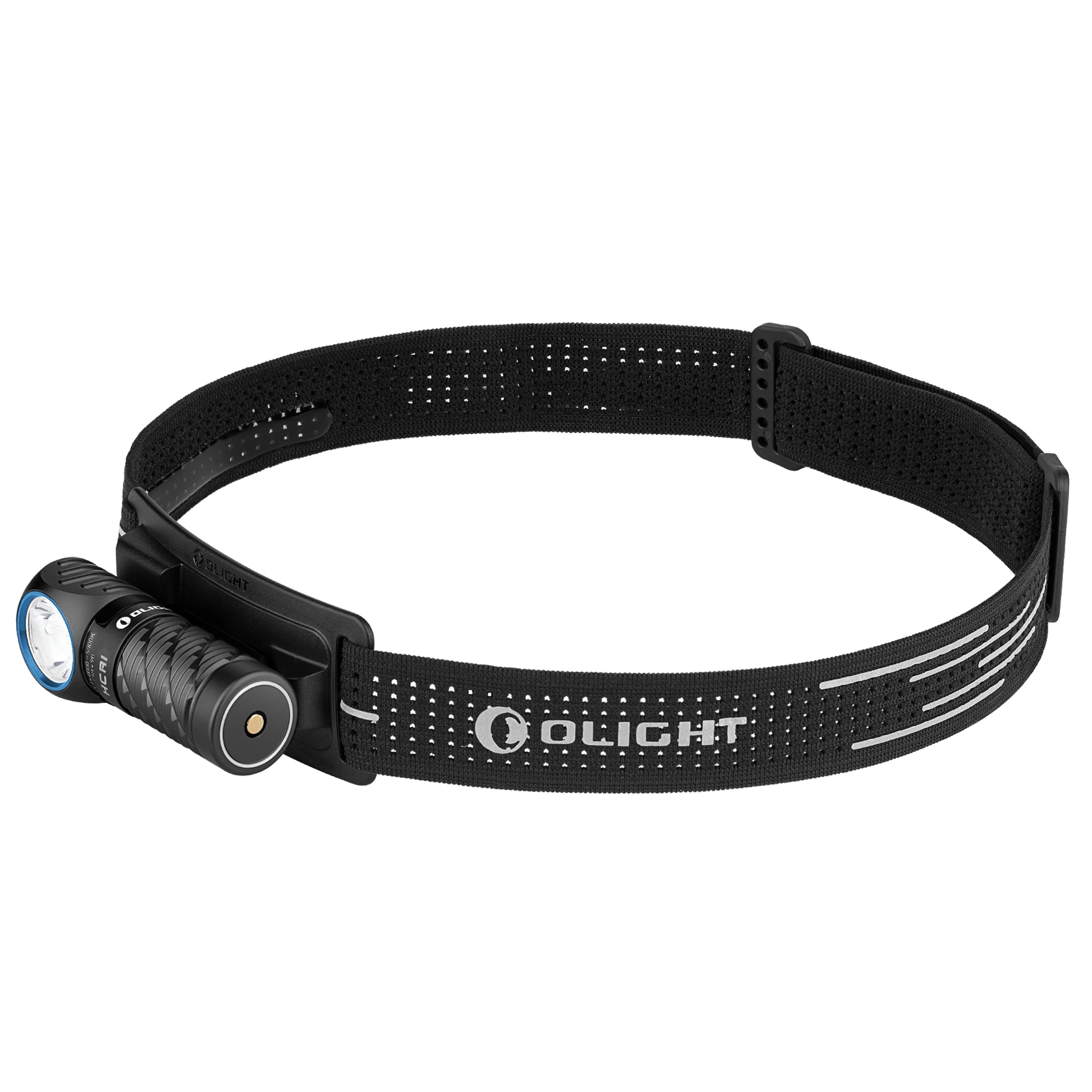 Olight Perun 3 Mini HCRI Neutral White Black Head Torch and Angled Torch with Headband - 920 lumens