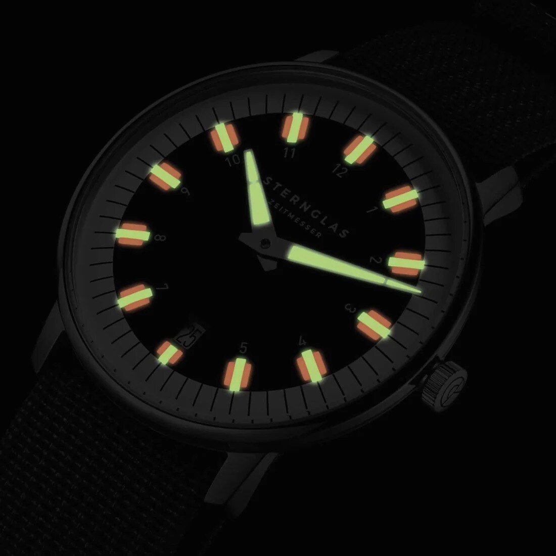 Sternglas Egor Quartz Watch - Black/Silver