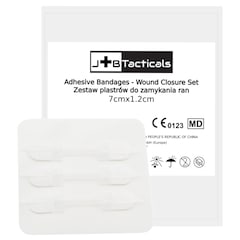 JB Tacticals Wound Closure Bandage sterile 7 x 1,2 cm - 3 pcs.