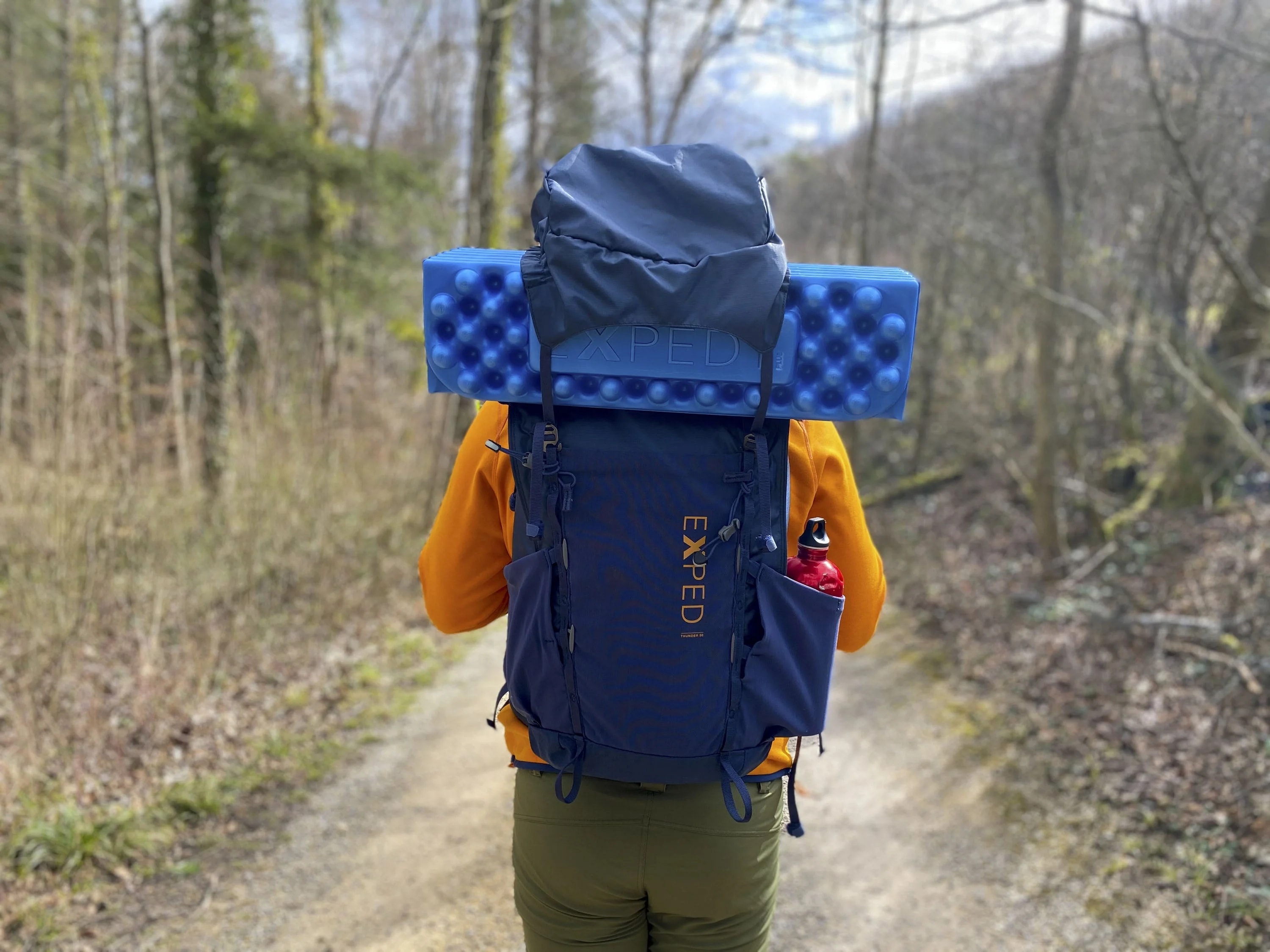 Exped Flex Mat Plus M Folding Sleeping Pad 183 x 52 cm - Blue